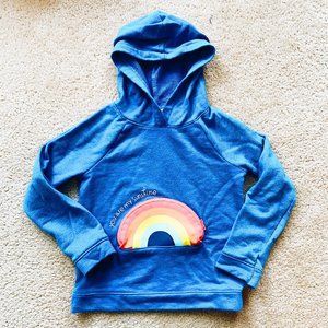 Rainbow Sweatshirt with Zipper Pocket